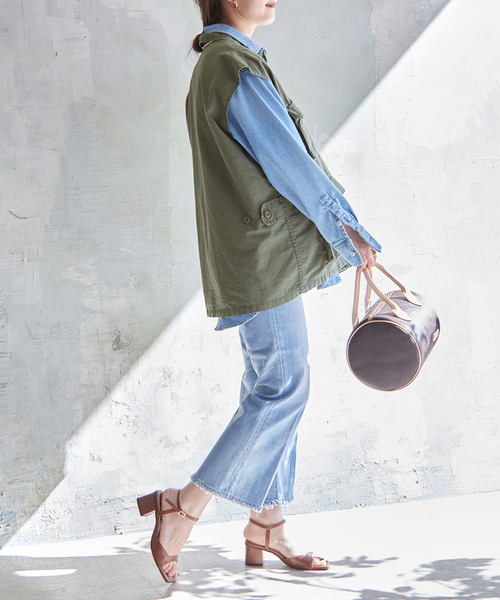 SLOBE IENA(スローブイエナ)の「【OUTDOOR / アウトドア】SLOBE別注ボストンバッグ(ボストンバッグ・レディース・ブラウン・FREE)」の11枚目の写真