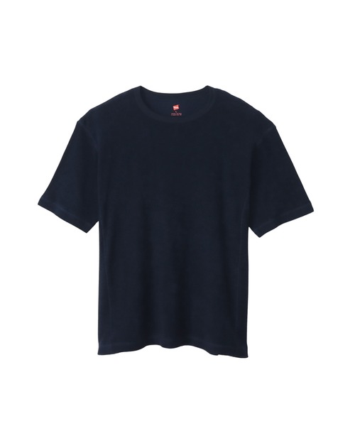 HANES(ヘインズ)の「【Hanes/ヘインズ】メンズ Hanes H メンズ ショートスリーブクルーネックシャツ(Tシャツ/カットソー・メンズ・ネイビー/ホワイト/ブラック・LARGE/MEDIUM/X-LARGE)」の3枚目の写真
