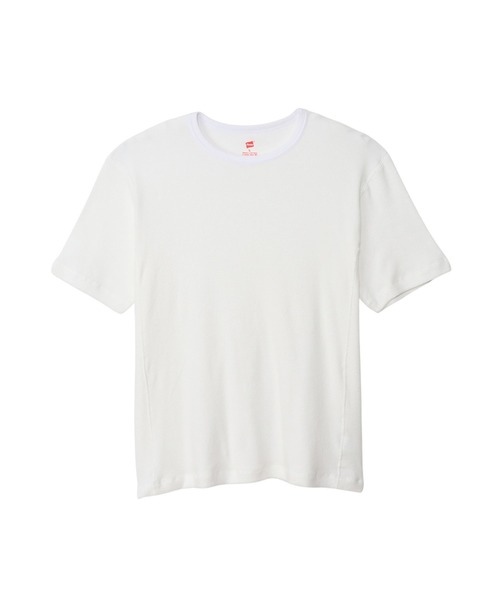 HANES(ヘインズ)の「【Hanes/ヘインズ】メンズ Hanes H メンズ ショートスリーブクルーネックシャツ(Tシャツ/カットソー・メンズ・ネイビー/ホワイト/ブラック・LARGE/MEDIUM/X-LARGE)」の2枚目の写真