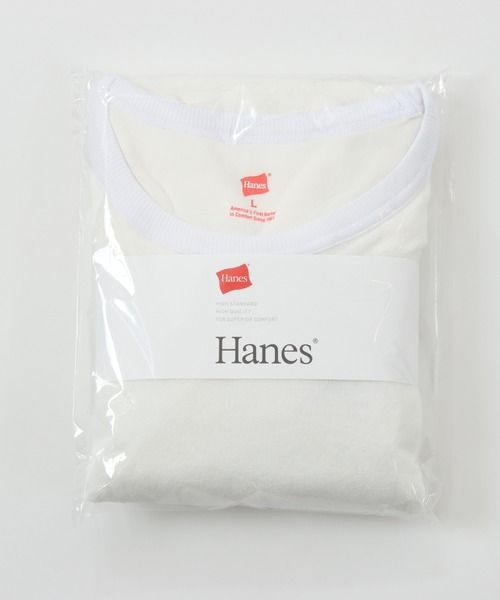 HANES(ヘインズ)の「【Hanes/ヘインズ】メンズ Hanes H メンズ ショートスリーブクルーネックシャツ(Tシャツ/カットソー・メンズ・ネイビー/ホワイト/ブラック・LARGE/MEDIUM/X-LARGE)」の7枚目の写真