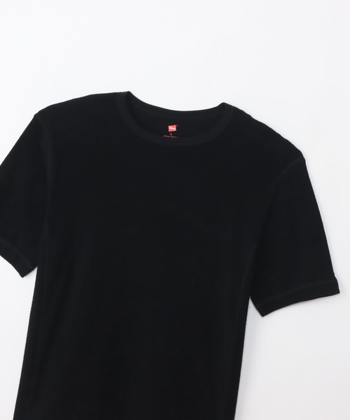 HANES(ヘインズ)の「【Hanes/ヘインズ】メンズ Hanes H メンズ ショートスリーブクルーネックシャツ(Tシャツ/カットソー・メンズ・ネイビー/ホワイト/ブラック・LARGE/MEDIUM/X-LARGE)」の8枚目の写真