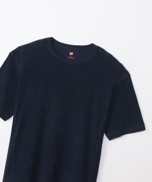HANES(ヘインズ)の「【Hanes/ヘインズ】メンズ Hanes H メンズ ショートスリーブクルーネックシャツ(Tシャツ/カットソー・メンズ・ネイビー/ホワイト/ブラック・LARGE/MEDIUM/X-LARGE)」の12枚目の写真