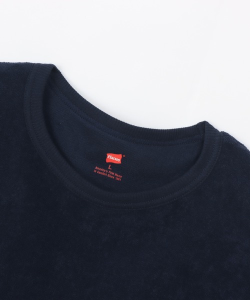HANES(ヘインズ)の「【Hanes/ヘインズ】メンズ Hanes H メンズ ショートスリーブクルーネックシャツ(Tシャツ/カットソー・メンズ・ネイビー/ホワイト/ブラック・LARGE/MEDIUM/X-LARGE)」の13枚目の写真