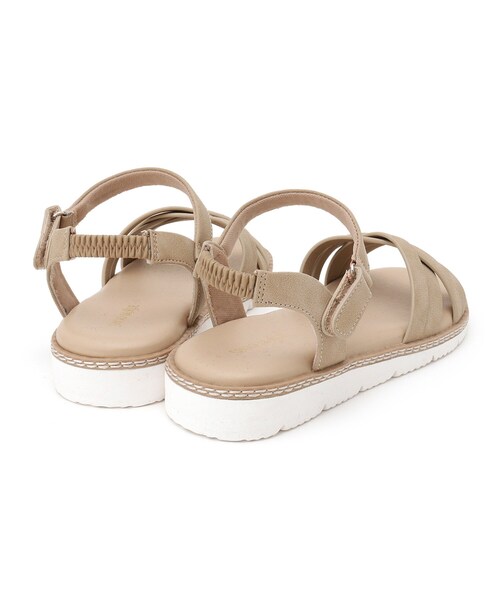 SHOO・LA・RUE（シューラルー）の「◆疲れにくい ギザギザソールサンダル（サンダル・レディース・ベージュ/オフホワイト/ブラック/サンドベージュ・35/45/25）」の13枚目の写真