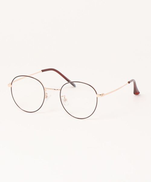 and it_（アンドイット）の「伊達メガネ UVカット（メガネ・レディース・ブラウン系その他/ブラック/シルバー/ゴールド・FREE）」の2枚目の写真