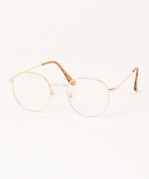 and it_（アンドイット）の「伊達メガネ UVカット（メガネ・レディース・ブラウン系その他/ブラック/シルバー/ゴールド・FREE）」の4枚目の写真