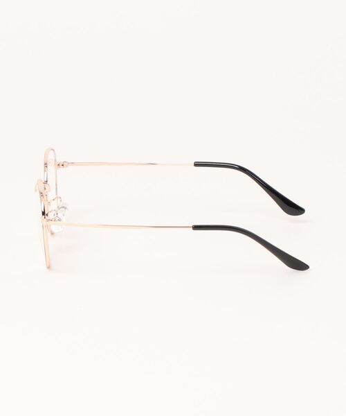 and it_（アンドイット）の「伊達メガネ UVカット（メガネ・レディース・ブラウン系その他/ブラック/シルバー/ゴールド・FREE）」の5枚目の写真