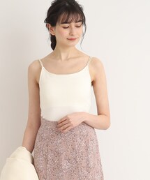 Cutie Blonde | Wストラップ カップ付きキャミソール(インナーウェア/肌着)