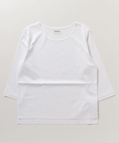 DROIT BELLO(ドロイトベロ)の「DROIT BELLO (ドロイトベロ) 5分丈カットソー(Tシャツ/カットソー・レディース・ブラック/ホワイト/ピンク・F)」の11枚目の写真