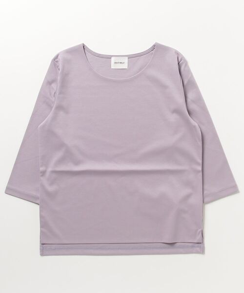 DROIT BELLO(ドロイトベロ)の「DROIT BELLO (ドロイトベロ) 5分丈カットソー(Tシャツ/カットソー・レディース・ブラック/ホワイト/ピンク・F)」の14枚目の写真