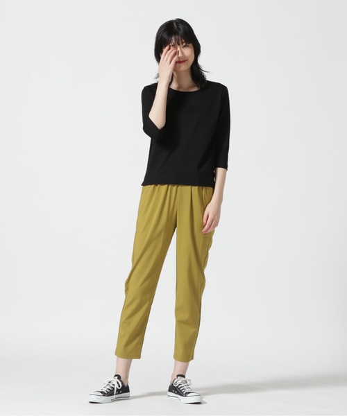 DROIT BELLO(ドロイトベロ)の「DROIT BELLO (ドロイトベロ) 5分丈カットソー(Tシャツ/カットソー・レディース・ブラック/ホワイト/ピンク・F)」の13枚目の写真