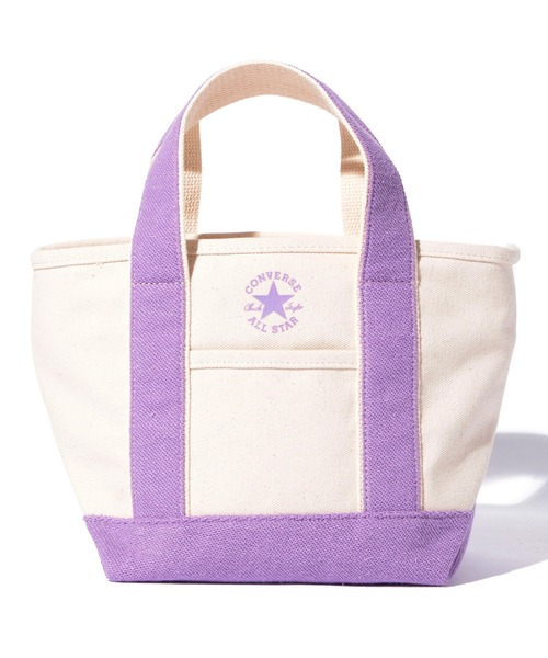 CONVERSE(コンバース)の「【CONVERSE】PILE CANVAS S TOTE BAG/トートバッグ/キャンバス/手提げ/コンバース(トートバッグ・メンズ・ラベンダー/ピンク/ブラウン/オレンジ・FREE)」の8枚目の写真