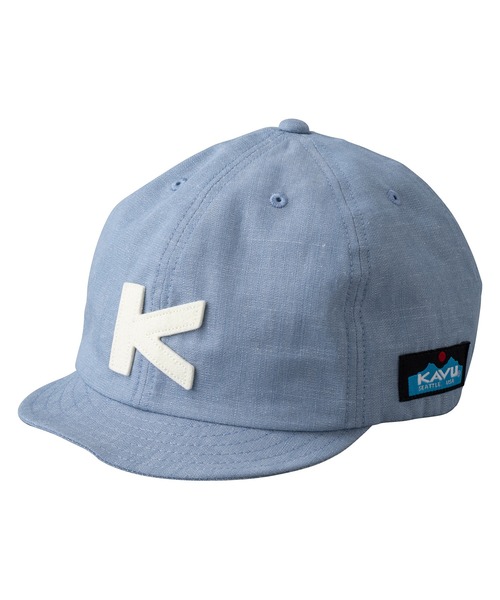 KAVU(カブー)の「KAVU/カブー KID'S Dungaree Base Ball Cap/ダンガリーベースボールキャップ(キャップ・キッズ・ピンク/サックスブルー/ブラック/ベージュ/ネイビー・FREE)」の4枚目の写真