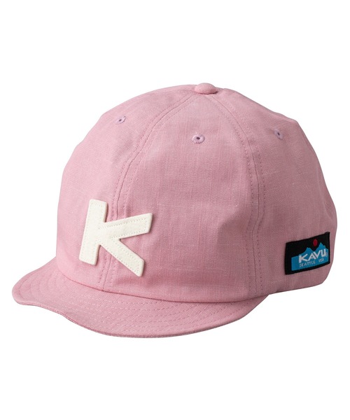 KAVU(カブー)の「KAVU/カブー KID'S Dungaree Base Ball Cap/ダンガリーベースボールキャップ(キャップ・キッズ・ピンク/サックスブルー/ブラック/ベージュ/ネイビー・FREE)」の5枚目の写真