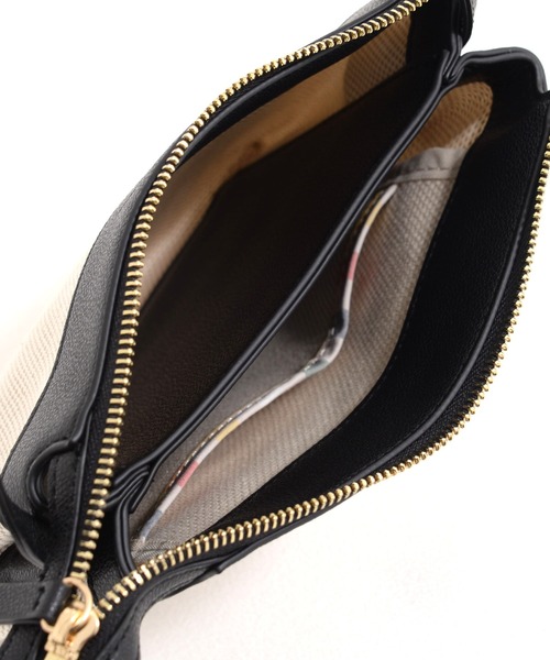 Arnold Palmer（アーノルドパーマー）の「エルガリー コンビ ２ルーム ショルダーバッグ（ショルダーバッグ・レディース・アイボリー/ブラウン/ブラック・F）」の20枚目の写真