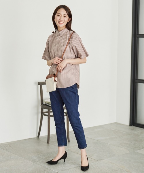 Arnold Palmer（アーノルドパーマー）の「エルガリー コンビ ２ルーム ショルダーバッグ（ショルダーバッグ・レディース・アイボリー/ブラウン/ブラック・F）」の12枚目の写真