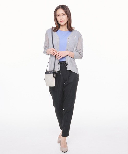 Arnold Palmer（アーノルドパーマー）の「エルガリー コンビ ２ルーム ショルダーバッグ（ショルダーバッグ・レディース・アイボリー/ブラウン/ブラック・F）」の9枚目の写真