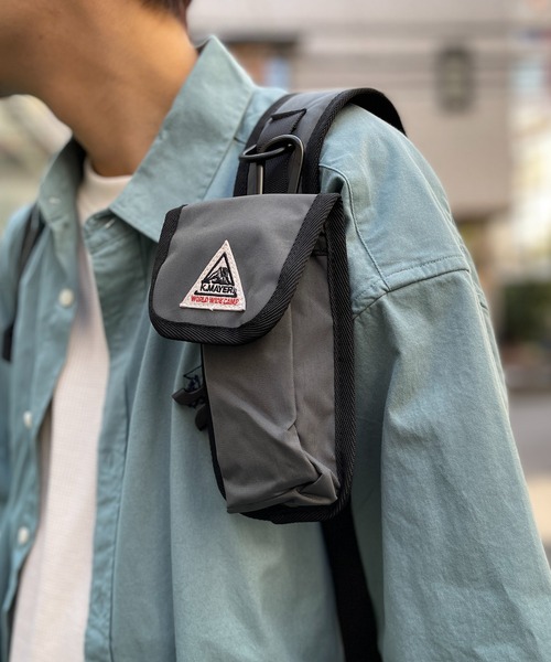 KRIFF MAYER（クリフメイヤー）の「【KRIFF MAYER】クリフメイヤーワッペンリュック バックパック R1468 YMY（バックパック/リュック・メンズ・チャコールグレー/ベージュ・FREE）」の8枚目の写真