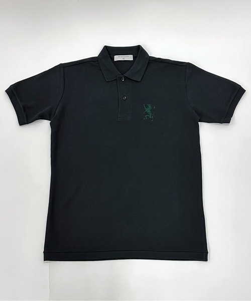 GIORDANO（ジョルダーノ）の「ライオン刺繍 襟デザインUVカットポロシャツ（ポロシャツ・メンズ・グレー/ブラック/ネイビー/ホワイト/ピンク・MEDIUM/LARGE/X-LARGE）」の17枚目の写真