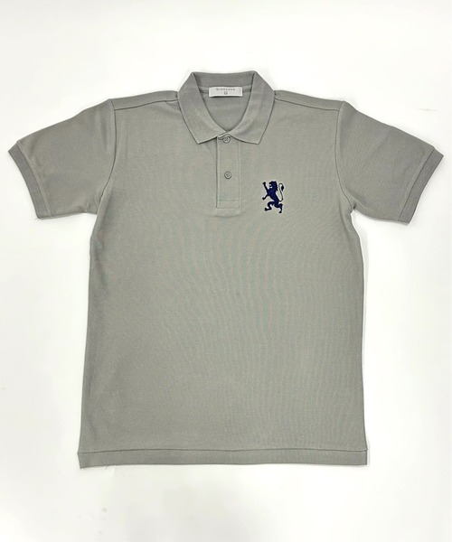 GIORDANO（ジョルダーノ）の「ライオン刺繍 襟デザインUVカットポロシャツ（ポロシャツ・メンズ・グレー/ブラック/ネイビー/ホワイト/ピンク・MEDIUM/LARGE/X-LARGE）」の19枚目の写真