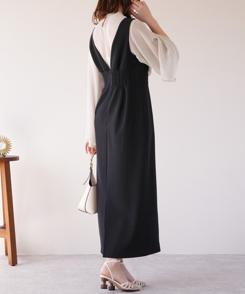 IAMUSE(アイアミューズ)の「ビスチェワンピース S0927【IAMUSE】(ワンピース・レディース・アイボリー/ブラック・FREE)」の16枚目の写真