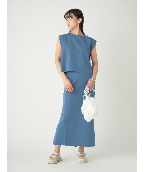 emmi（エミ）の「【emmi atelier】シャーリングギャザーショルダーバッグ（ショルダーバッグ・レディース・ライトブルー/ホワイト/ブラック・FREE）」の17枚目の写真