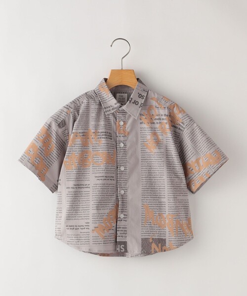 THE PARK SHOP（ザパークショップ）の「THE PARK SHOP:95～145cm / NEWSBOY SHIRTS（シャツ/ブラウス・キッズ・グレー・125/105/115/135/S/145/95）」の4枚目の写真