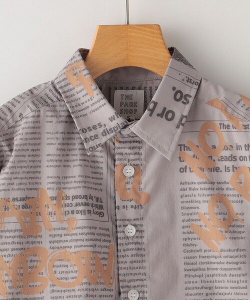 THE PARK SHOP（ザパークショップ）の「THE PARK SHOP:95～145cm / NEWSBOY SHIRTS（シャツ/ブラウス・キッズ・グレー・125/105/115/135/S/145/95）」の6枚目の写真