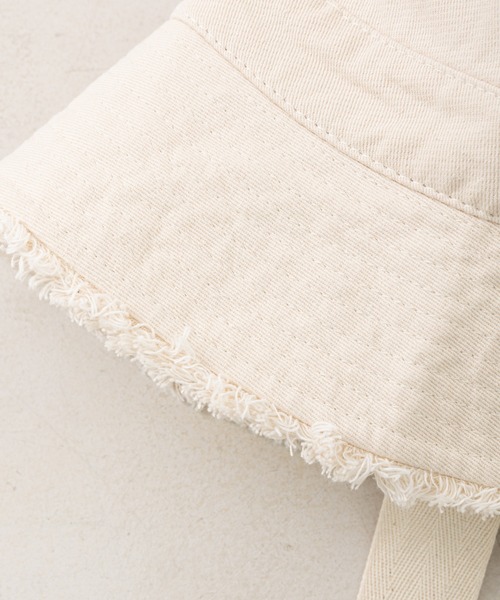 Chico(チコ)の「ヒモ付きバケットハット(ハット・レディース・ブラック/ライトベージュ・FREE)」の13枚目の写真