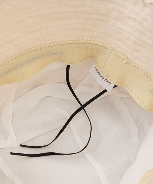 Chico(チコ)の「ヒモ付きバケットハット(ハット・レディース・ブラック/ライトベージュ・FREE)」の16枚目の写真