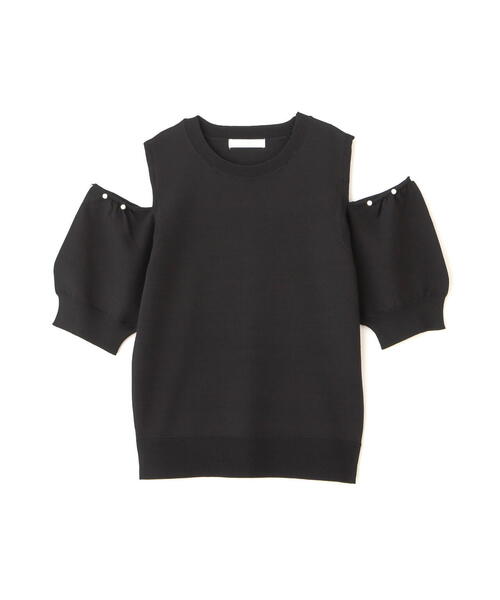 PROPORTION BODY DRESSING（プロポーションボディドレッシング）の「２ＷＡＹパールスリーブニット / 1213270500（ニット/セーター・レディース・ピンク/グレー/ブラック・FREE）」の4枚目の写真