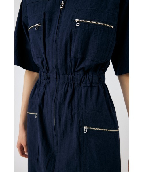 MOUSSY（マウジー）の「ZIP UP MINI ワンピース（ワンピース・レディース・ホワイト/カーキ/ダークネイビー・2/1）」の12枚目の写真