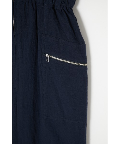 MOUSSY（マウジー）の「ZIP UP MINI ワンピース（ワンピース・レディース・ホワイト/カーキ/ダークネイビー・2/1）」の18枚目の写真