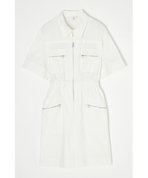 MOUSSY（マウジー）の「ZIP UP MINI ワンピース（ワンピース・レディース・ホワイト/カーキ/ダークネイビー・2/1）」の21枚目の写真