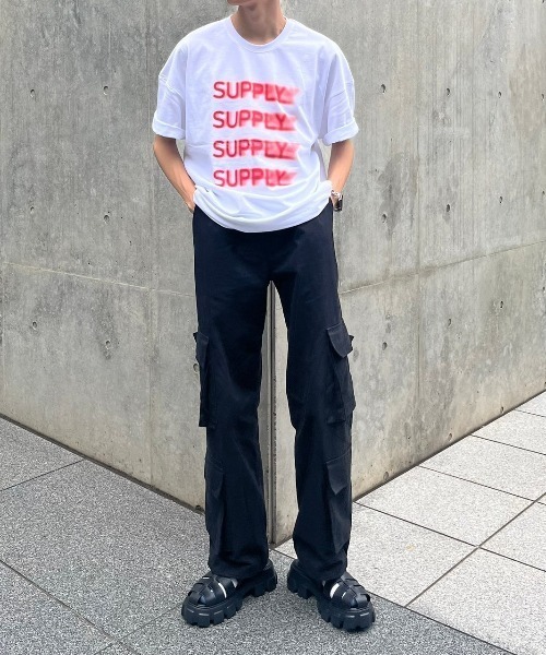 Chikashitsu + レイヤードTシャツ Chikashitsu +（チカシツプラス）の「ストリートファッション