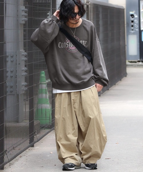 00's archive G.O.A スウェットベスト ボリューム襟 Y2K セール】《Javaジャバコラボ》こなれ感際立つ! 2way前後ピグメント加工