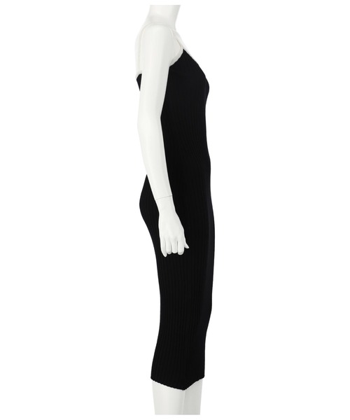 LATINA（ラティーナ）の「配色モノトーンキャミワンピース（ワンピース・レディース・ブラック×ホワイト・FREE）」の6枚目の写真