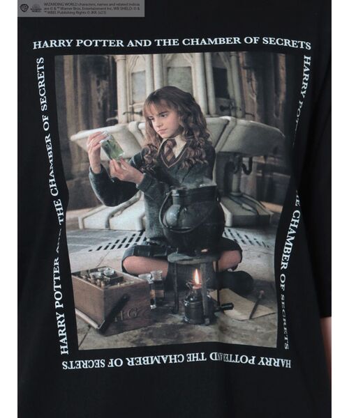 merry jenny(メリージェニー)の「ハーマイオニーBigTシャツ(Tシャツ/カットソー・レディース・オフホワイト/ブラック・FREE)」の6枚目の写真