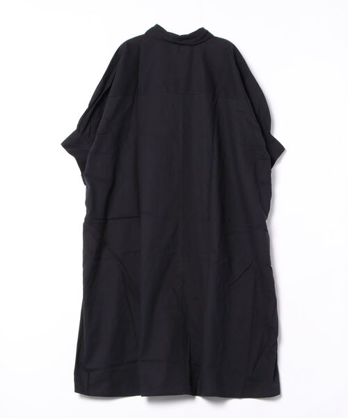and it_(アンドイット)の「インド綿ドルマンシャツワンピース(シャツワンピース・レディース・ブルー/ブラック/ホワイト・M/L)」の7枚目の写真
