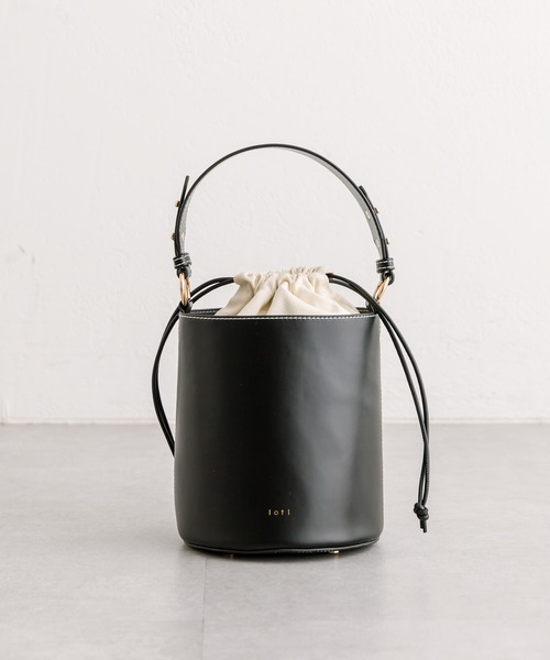 loti（ロティ）の「loti 巾着付きバケツBAG（ハンドバッグ・レディース・ブラウン/ブラック・ONE SIZE）」の13枚目の写真