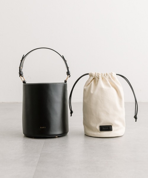 loti（ロティ）の「loti 巾着付きバケツBAG（ハンドバッグ・レディース・ブラウン/ブラック・ONE SIZE）」の22枚目の写真