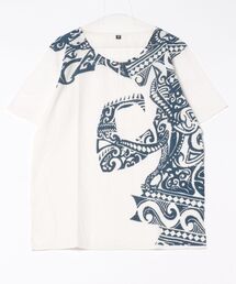 【チャイハネ】シントライバル柄MEN'Sトップス
