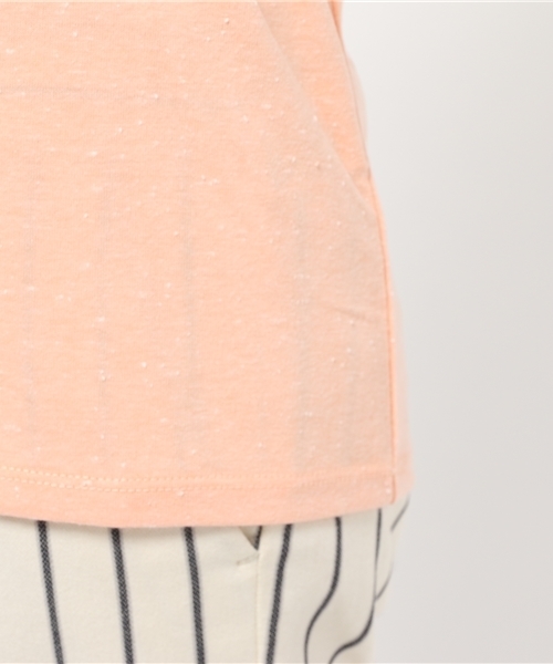 CIAOPANIC（チャオパニック）の「【Ciaopanic】　ネップ天竺クルーネック（Tシャツ/カットソー・レディース・ネイビー/グレー/オフホワイト/ピンク・FREE）」の10枚目の写真