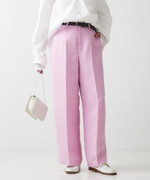 Rouge vif | ベルト付きノンタックワイドパンツ(その他パンツ)