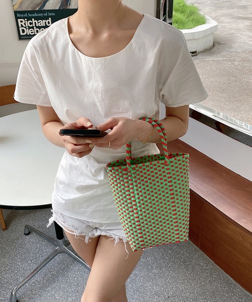 LOUISON ルイゾン フラワー かごバッグ フランス 新品　花 ルイ·ヴィトン】フラワープリントが美しい 新作バッグ「LV