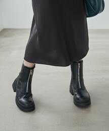 coen | トラックソールジッパーブーツ(ブーツ)