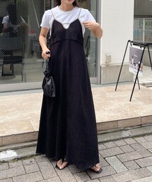 fredy emue | 【オケージョン対応】楊柳配色パイピングキャミワンピース(ワンピース)