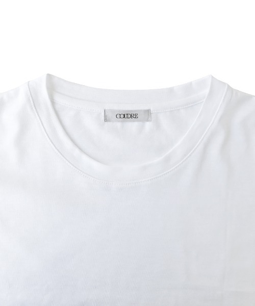 COUDRE(クードル)の「ハーフスリーブT(Tシャツ/カットソー・レディース・ホワイト/ブラック・FREE)」の15枚目の写真