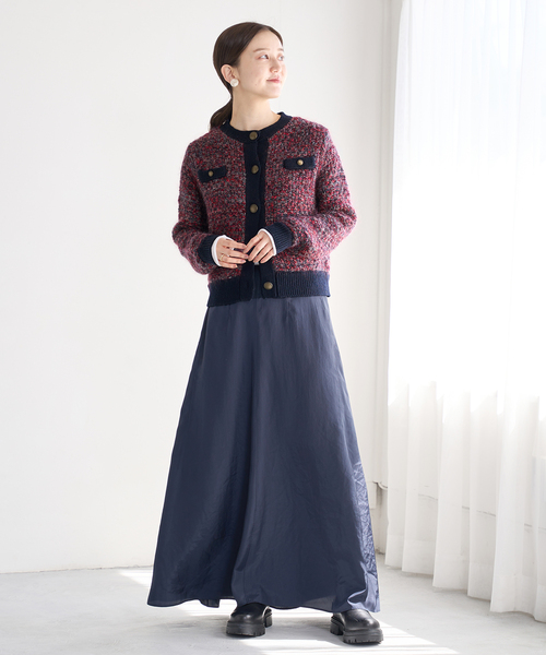 RITTO /リット】別注 ミックスニット カーディガン