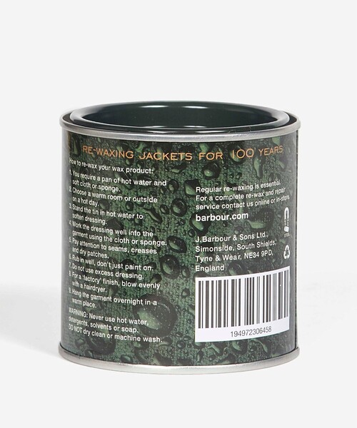 Barbour（バブアー）の「Barbour/バブアー WAX缶/ソーンプルーフドレッシングオイル/UAC0001（その他雑貨・メンズ・その他1・FREE）」の2枚目の写真